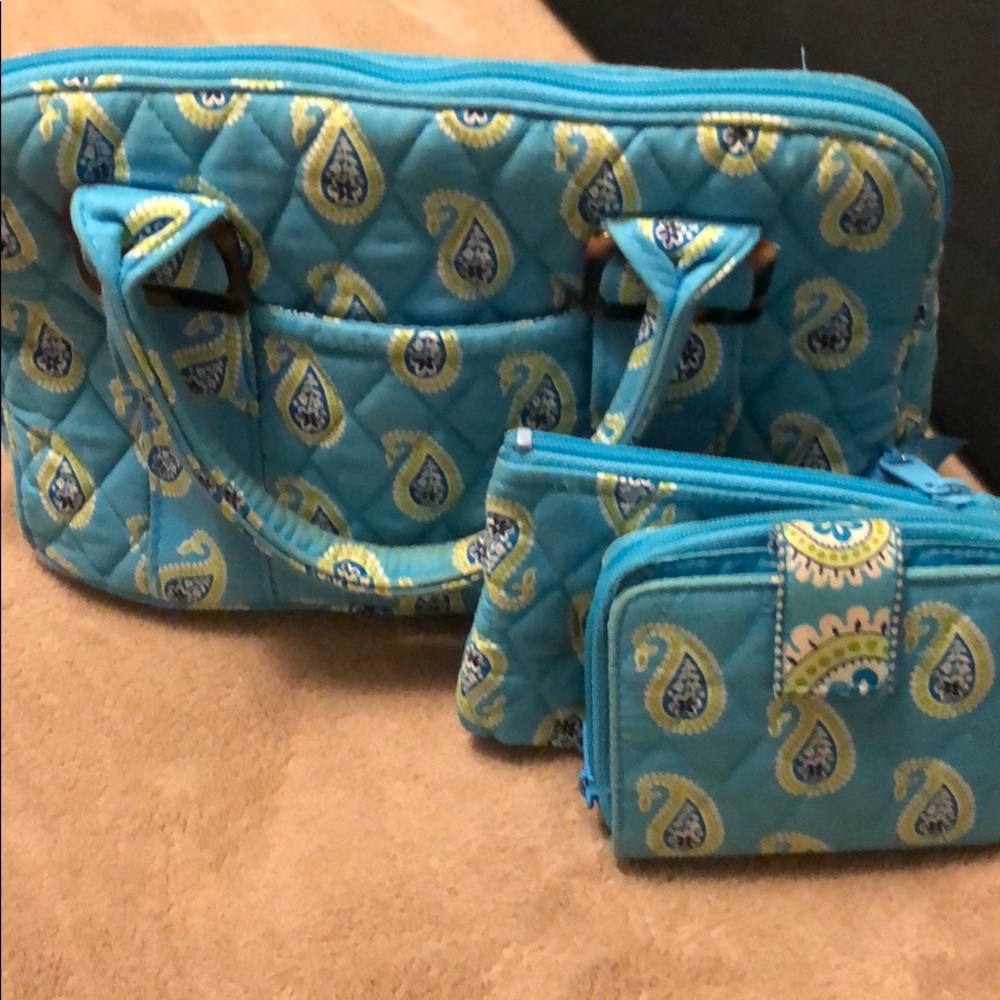 Vera Bradley purse wallet and coin case